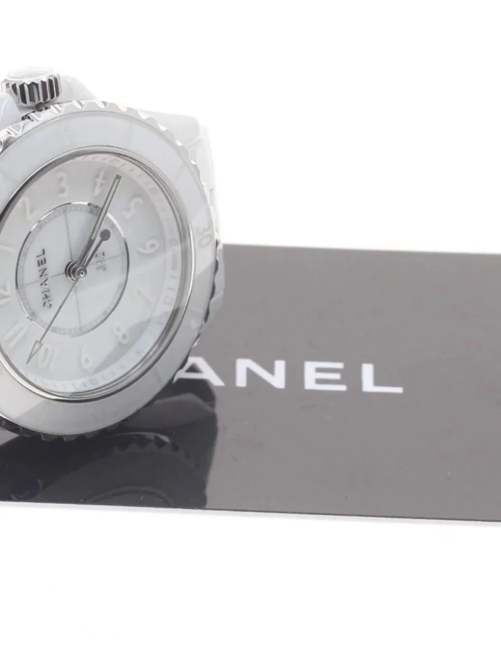 CHANEL J12 phantom H6345 White Ceramic white Dial Quartz Ladies Watch_965989